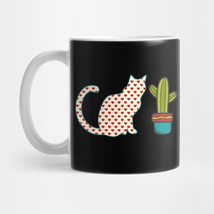 Catctus Funny Cat and cactus Lovers Funny Gift Mug